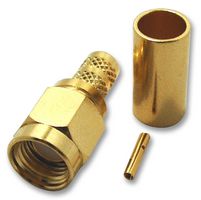 AMPHENOL RF RSMA1111A1-3GT50G-1-50 RF/COAXIAL, SMA PLUG, STRAIGHT, 50 OHM, CRIMP