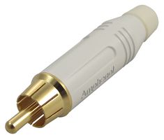 AMPHENOL AUDIO ACPR-WHT CONNECTOR, RCA/PHONO, PLUG