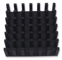CCI 00C845401A Heat Sink, BGA, FPGAs, Double Sided Adhesive, 9.6 C/W, 9.4 mm, 25 mm, 25 mm RoHS Compliant: Yes