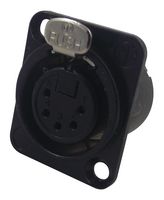 NEUTRIK NC5FD-LX-BAG SOCKET, XLR, BLACK, 5POLE