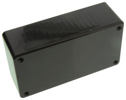HAMMOND 1591CSBK Enclosure, IP 54, Integral Card Guides,