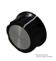 MULTICOMP CF-X2-M-S(6.4)E KNOB, PLASTIC, 33MM, AL CAP