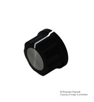 MULTICOMP CF-X3-M-S(6.4)E KNOB, PLASTIC, 27MM, AL CAP