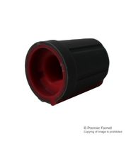 MULTICOMP CR-R4-1C5-0D(6.4) KNOB, 13MM, GREY, RUBBER, RED LINE
