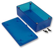 HAMMOND 1591XXCTBU ENCLOSURE, MULTIPURPOSE, PLASTIC, BLUE