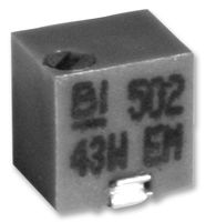 TT ELECTRONICS / BI TECHNOLOGIES 43WR10KLFTR TRIMMER, 10KOHM, +/-20%, MULTI TURN