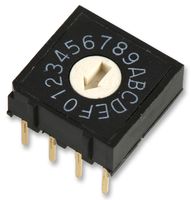 MULTICOMP PRO MCRH4AF-16R ROTARY CODED SWITCH, FLUSHED, 16POS, TH