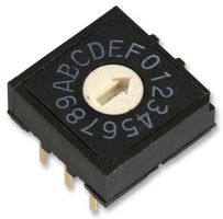 MULTICOMP PRO MCRH3AF-16R SW ROT CODED, 24VDC, THROUGH HOLE, 16.0