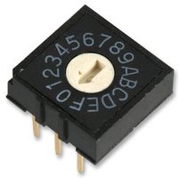 MULTICOMP PRO MCRH2AF-16R SW ROT CODED, 24VDC, THROUGH HOLE, 16.0