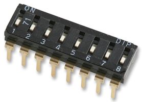 MULTICOMP PRO MCEIR-08 DIP/SIP SW 8CIRCUITS SLIDE THROUGH HOLE