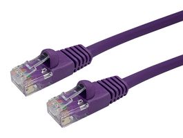 VIDEK 2965-5PR PATCH LEAD, CAT5E, PURPLE, 5M