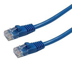 VIDEK 2965-0.5B PATCH LEAD, CAT5E, BLUE, 0.5M