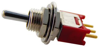 MULTICOMP PRO 2MS4T1B5M2RE SWITCH, TOGGLE, SPDT, MOM-OFF-MOM