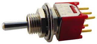 MULTICOMP PRO 2MD6T1B5M2RE SWITCH, DPDT, 0.1A, 20V, SOLDER