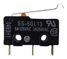 OMRON ELECTRONIC COMPONENTS SS-5GL13 Microswitch, SS Series, SPDT, Simulated