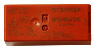 TE CONNECTIVITY - SCHRACK RT314524 RELAY, 24VAC, 16A, SPDT, THT