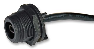 BULGIN LIMITED PX0457 MINI USB 2.0 AB CONNECTOR TO 6 POSITION HEADER, 0.45FT, BLACK, REAR PANEL MOUNT