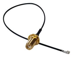 MULTICOMP PRO R-132G7210300CA COAXIAL CABLE, 300MM, BLACK