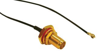 MULTICOMP PRO R-134G7210300CA COAXIAL CABLE, 300MM, BLACK