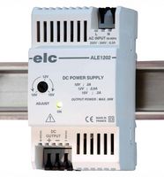 ELC ALE1202 POWER SUPPLY, 1 OUTPUT, DIN RAIL, 30W