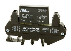 SENSATA/CRYDOM DRA1-MPDCD3 SSR, DIN MODULE, 60VDC, 3A