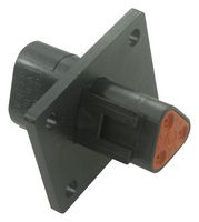DEUTSCH - TE CONNECTIVITY DT04-3P-CL06 RECEPT, FLANGE, THIN WALL, 3WAY, PIN