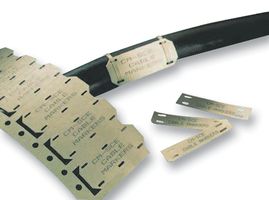 TE CONNECTIVITY - RAYCHEM CM-SCE-TP-1/2-4H-9 CABLE MARKER, TAG, 12.7X50.8MM, PK250