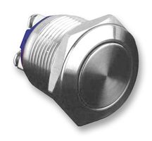 MULTICOMP PRO AV01-B22-M1-F-IP65 ANTI VANDAL SW, OFF-(ON), 19 MM, SPST