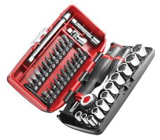 SOCKET 1 4 SET WITH R.360 RATCHET