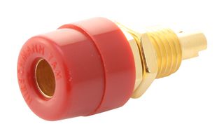 HIRSCHMANN TEST AND MEASUREMENT 930176701 SOCKET, 4MM, RED, 5PK, BIL 20