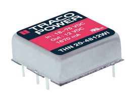 TRACO POWER THN 20-2423WI Isolated Board Mount DC/DC Converter, DI