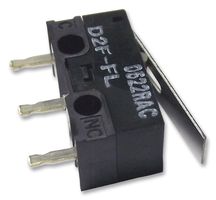 OMRON ELECTRONIC COMPONENTS D2FFL MICROSW, ULTRA SUBMINIATURE, LEVER, SPDT