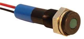 APEM Q6F3BXXB12E PANEL MOUNT INDICATOR, LED, 6MM, BLUE, 12VDC