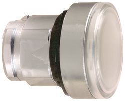 SCHNEIDER ELECTRIC ZB4BA18 PB HEAD FLUSH TRANSPARENT CAP WHITE