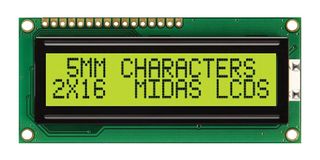 MIDAS DISPLAYS MC21605C6W-SPR-V2