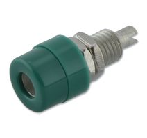 HIRSCHMANN TEST AND MEASUREMENT 930166104 SOCKET, 4MM, GREEN, PK5 , BUELA