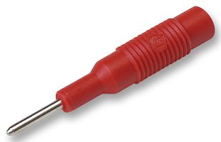 HIRSCHMANN TEST AND MEASUREMENT 973600101 PLUG, 2MM TO 4MM, RED, MLS