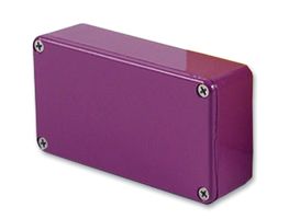 HAMMOND 1590B2PR ENCLOSURE, MULTIPURPOSE, ALUM, PURPLE