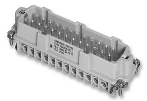 AMPHENOL SINE/TUCHEL C146 10A024 102 1 INSERT, MALE, SCREW, 500V, 24+PE