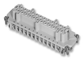 AMPHENOL SINE/TUCHEL C146 10B024 102 1 INSERT, FEMALE, SCREW, 500V, 24+PE