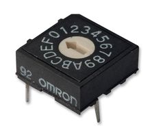 OMRON ELECTRONIC COMPONENTS A6RS102RF SWITCH, ROTARY,  SMD, 10 POS, 3X3, TOP