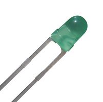 KINGBRIGHT L-934GD LED, GREEN, 20MCD, 568NM, 60DEG, T-1