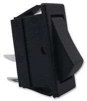 ARCOLECTRIC / BULGIN LIMITED C1501ALAAA Rocker Switch, SPST, (On)-Off, Black, Pa