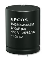 TDK B43305A5827M000 CAP, ALU ELEC, 820UF, 450V, SNAP-IN