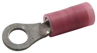 MOLEX 19324-0005 TERMINAL, RING TONGUE, #10, RED