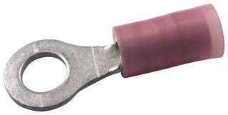 MOLEX 19324-0004 TERMINAL, RING TONGUE, #8, RED