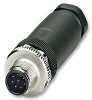PHOENIX CONTACT 1513334 PLUG, M12, PLUSCON, A CODE, 8 WAY