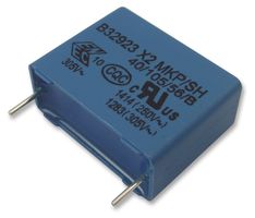 TDK B32923C3105M000 CAP, SUP, X2, PP, 1UF, 305VAC, RAD