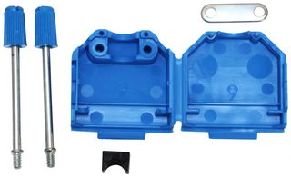 MULTICOMP PRO MC-DPPK15-BLUE-K BACKSHELL, PLASTIC, VERTICAL, BLU, 15WAY