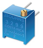 BOURNS 3299P-1-100LF TRIMMER, MULTI TURN, CERMET, SIDE ADJUST